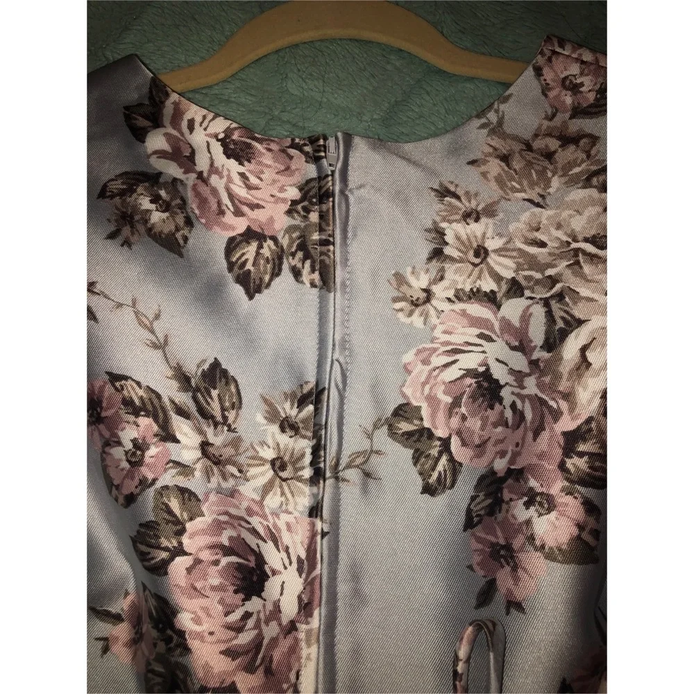 Xtraordinary Floral Hi-Low Dress w/ Beading - Picture 6 of 8